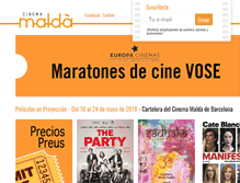 Tablet Screenshot of cinemamalda.com